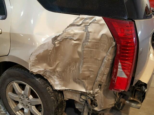 1GYEE637560170599 - 2006 CADILLAC SRX TAN photo 9