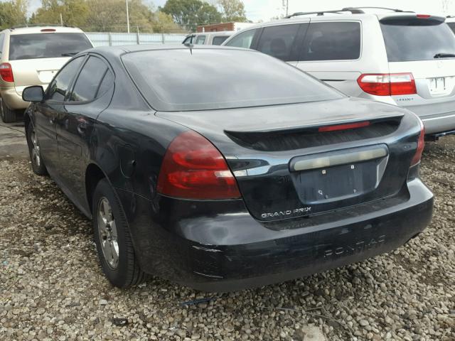 2G2WP552661259574 - 2006 PONTIAC GRAND PRIX BLACK photo 3