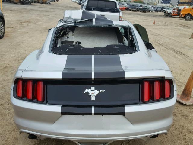 1FA6P8AM8F5375903 - 2015 FORD MUSTANG SILVER photo 6