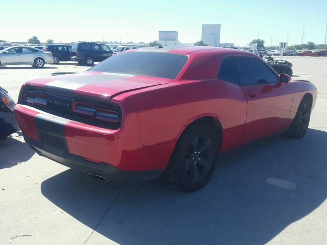 2C3CDZAG8FH760963 - 2015 DODGE CHALLENGER RED photo 4