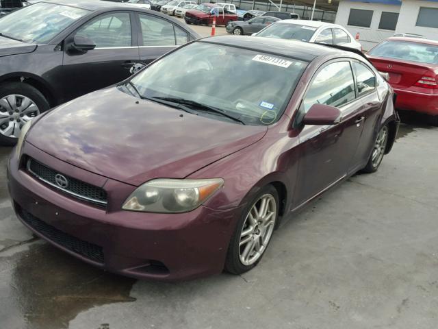 JTKDE177750028549 - 2005 TOYOTA SCION TC 栗色 照片 2
