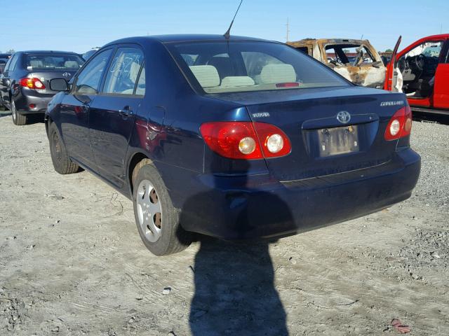 2T1BR32E98C915858 - 2008 TOYOTA COROLLA CE BLUE photo 3