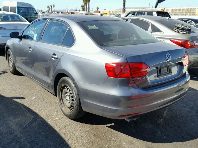 3VW2K7AJ7EM287261 - 2014 VOLKSWAGEN JETTA BASE 石墨色 照片 3