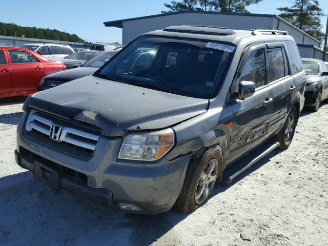 5FNYF28368B019466 - 2008 HONDA PILOT GRAY photo 2