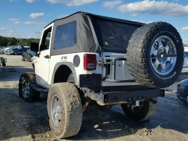 1J4FA541X7L124819 - 2007 JEEP WRANGLER S WHITE photo 3