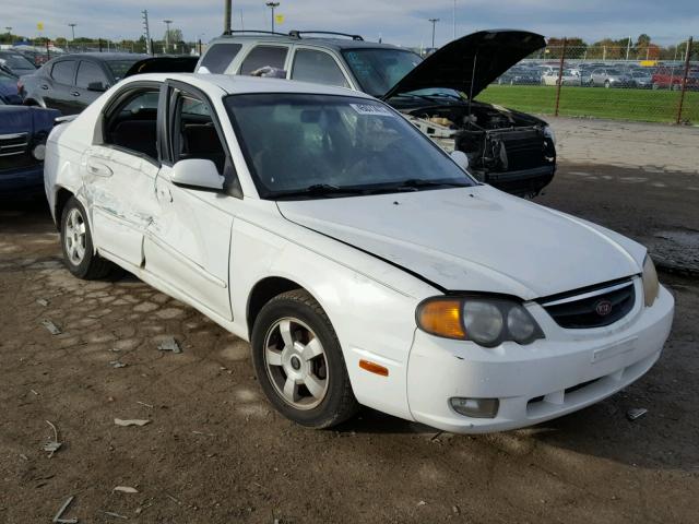 KNAFB161425089522 - 2002 KIA SPECTRA GS WHITE photo 1