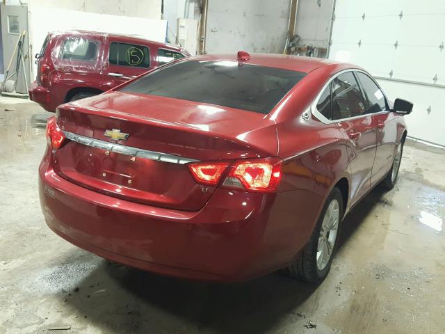 2G1125S30F9236772 - 2015 CHEVROLET IMPALA LT RED photo 4