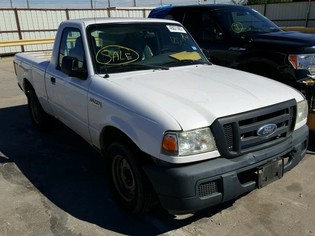 1FTYR10D96PA74230 - 2006 FORD RANGER WHITE photo 1