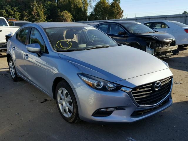 3MZBN1U78HM108380 - 2017 MAZDA 3 SPORT SILVER photo 1