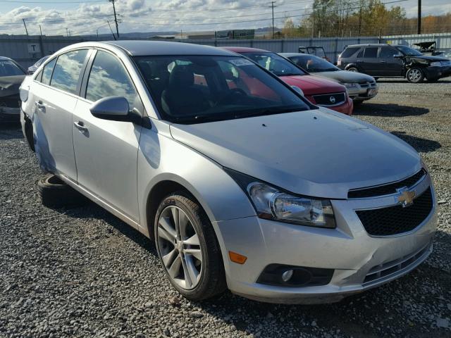 1G1PG5SBXD7119914 - 2013 CHEVROLET CRUZE LTZ SILVER photo 1