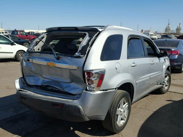 2CNDL63F066174223 - 2006 CHEVROLET EQUINOX LT SILVER photo 4