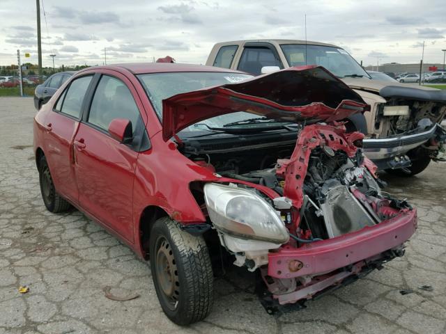 JTDBT923884013935 - 2008 TOYOTA YARIS RED photo 1