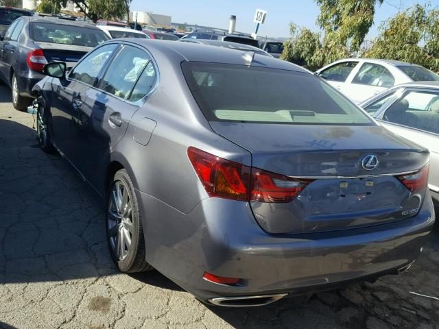 JTHBE1BL2FA014183 - 2015 LEXUS GS 350 GRAY photo 3