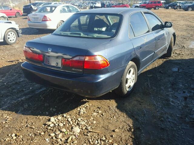 1HGCG5653YA128586 - 2000 HONDA ACCORD EX BLUE photo 4