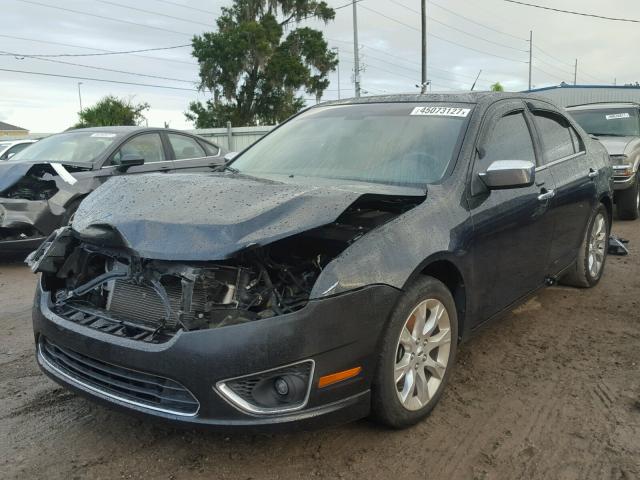 3FAHP0JG7BR125578 - 2011 FORD FUSION BLACK photo 2