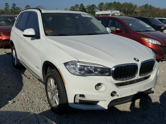 5UXKR0C5XF0P16286 - 2015 BMW X5 XDRIVE3 WHITE photo 1