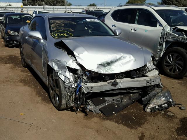 JTHFE2C26A2504576 - 2010 LEXUS IS 350 SILVER photo 1