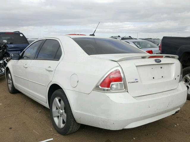 3FAHP07Z99R190791 - 2009 FORD FUSION SE WHITE photo 3