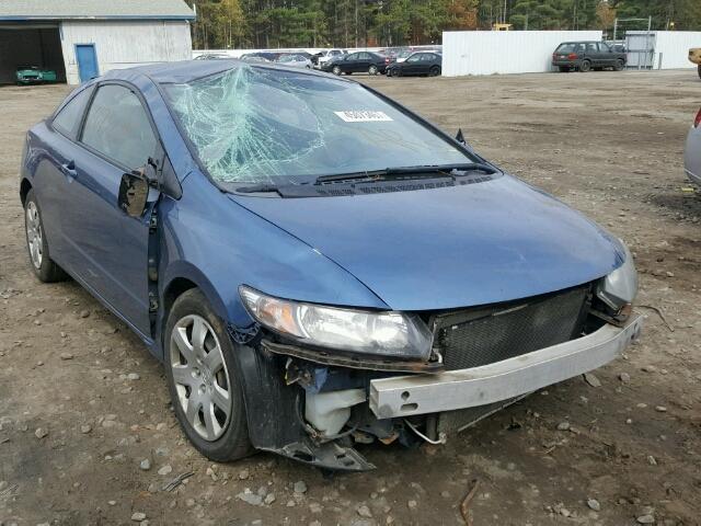 2HGFG12699H508779 - 2009 HONDA CIVIC LX BLUE photo 1