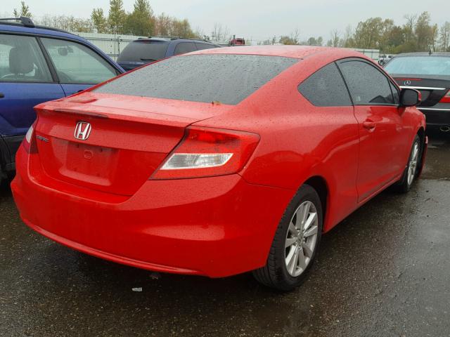 2HGFG3B85CH550628 - 2012 HONDA CIVIC RED photo 4