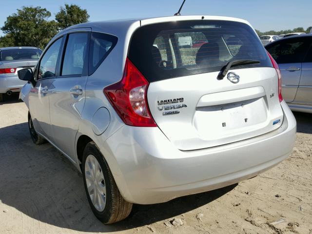 3N1CE2CP0FL425784 - 2015 NISSAN VERSA NOTE SILVER photo 3