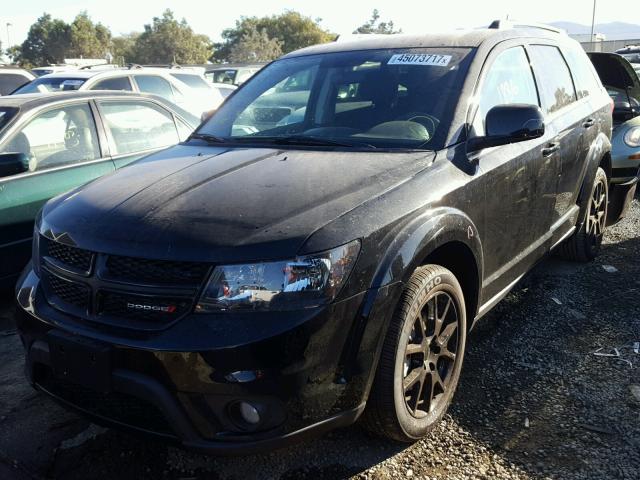 3C4PDCBB5HT560162 - 2017 DODGE JOURNEY SX BLACK photo 2