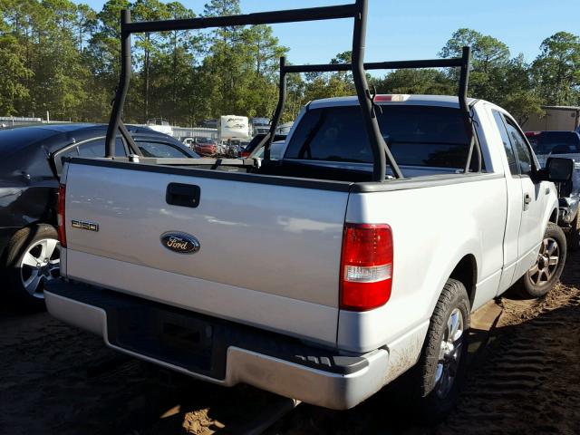 1FTRF12246NA94065 - 2006 FORD F150 SILVER photo 4