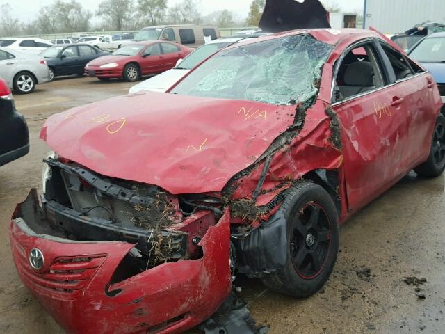 4T4BE46K99R119294 - 2009 TOYOTA CAMRY BASE RED photo 2