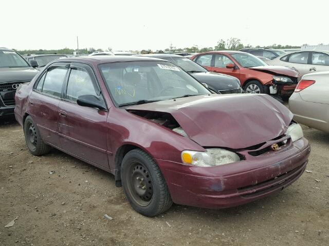 1NXBR18EXWZ020273 - 1998 TOYOTA COROLLA MAROON photo 1