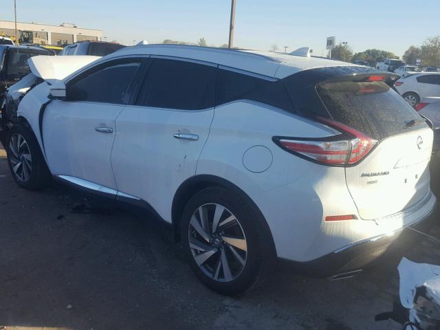 5N1AZ2MH0HN162114 - 2017 NISSAN MURANO S WHITE photo 3