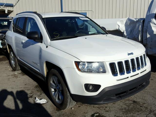 1C4NJDBB9ED623304 - 2014 JEEP COMPASS SP WHITE photo 1