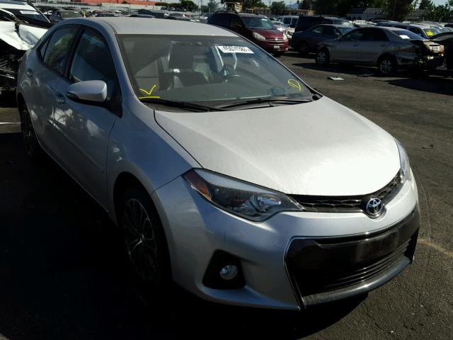 5YFBURHE6GP477985 - 2016 TOYOTA COROLLA L SILVER photo 1