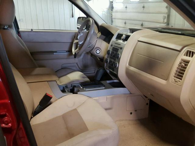 1FMCU93108KB52429 - 2008 FORD ESCAPE XLT RED photo 5