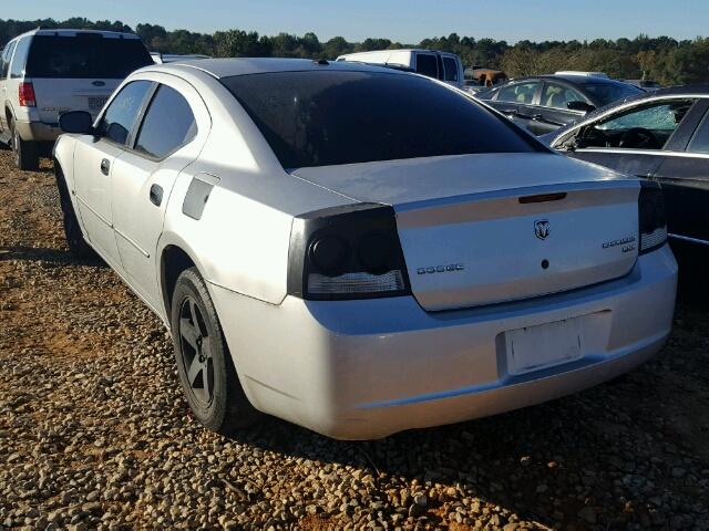 2B3CA3CV6AH186015 - 2010 DODGE CHARGER SILVER photo 3