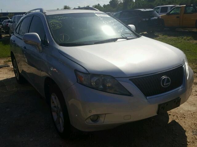 2T2ZK1BA9AC032607 - 2010 LEXUS RX SILVER photo 1