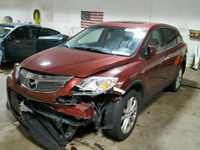 JM3TB3DV7C0355015 - 2012 MAZDA CX-9 BURGUNDY photo 2