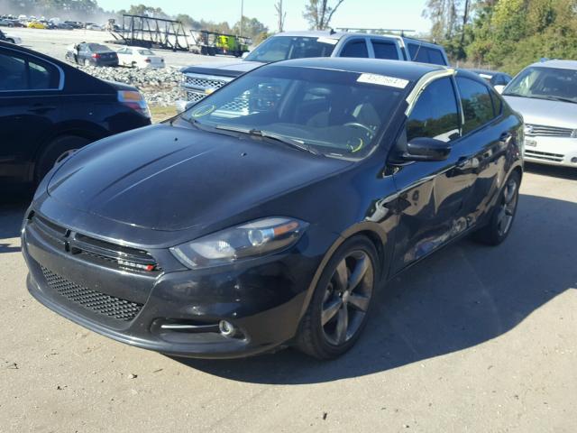 1C3CDFBA3DD306719 - 2013 DODGE DART SXT BLACK photo 2