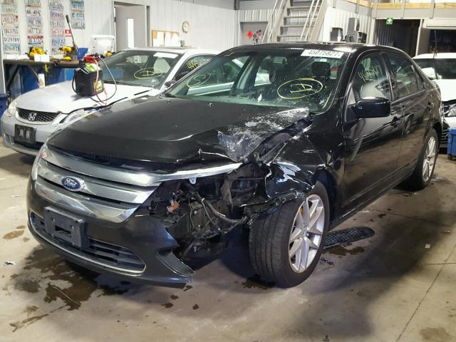 3FAHP0JA6BR173116 - 2011 FORD FUSION BLACK photo 2