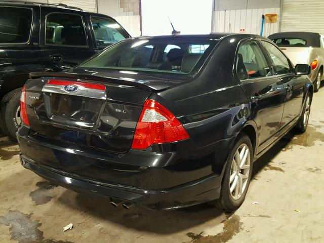 3FAHP0JA6BR173116 - 2011 FORD FUSION BLACK photo 4