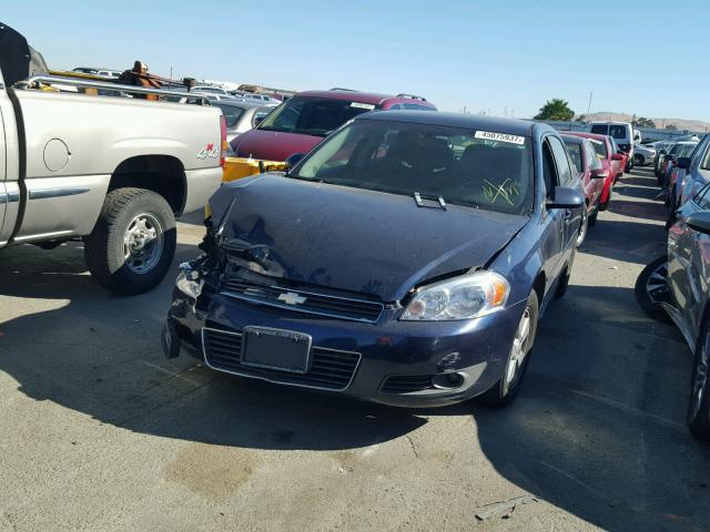 2G1WG5EK0B1308153 - 2011 CHEVROLET IMPALA BLUE photo 2