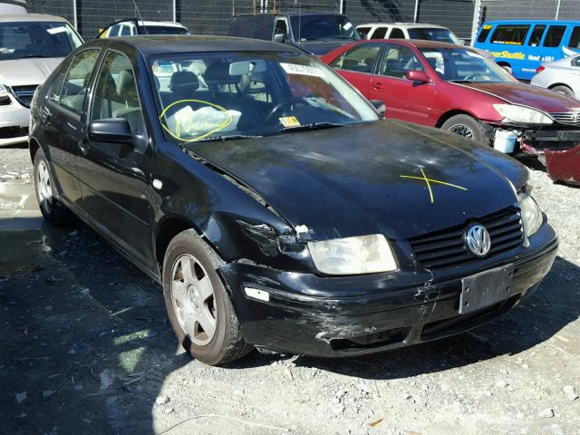 3VWSK69M01M104317 - 2001 VOLKSWAGEN JETTA GLS BLACK photo 1