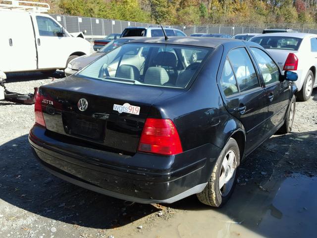 3VWSK69M01M104317 - 2001 VOLKSWAGEN JETTA GLS BLACK photo 4