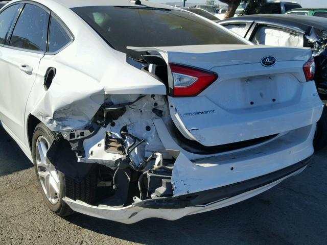 3FA6P0H78DR144222 - 2013 FORD FUSION SE WHITE photo 9