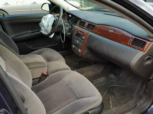 2G1WA5EK3A1195878 - 2010 CHEVROLET IMPALA LS BLUE photo 5