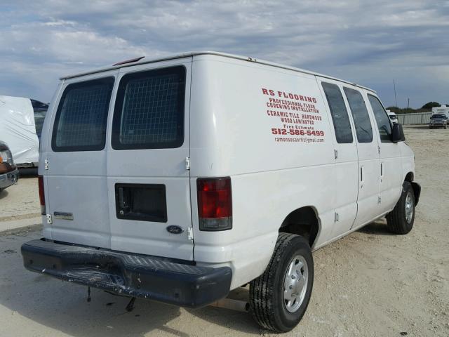 1FTNE24W78DA66258 - 2008 FORD ECONOLINE WHITE photo 4