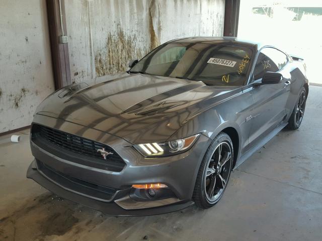 1FA6P8CF8H5207888 - 2017 FORD MUSTANG GT GRAY photo 2