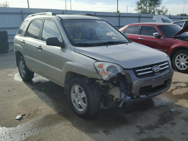 KNDJF724477449677 - 2007 KIA SPORTAGE L GOLD photo 1