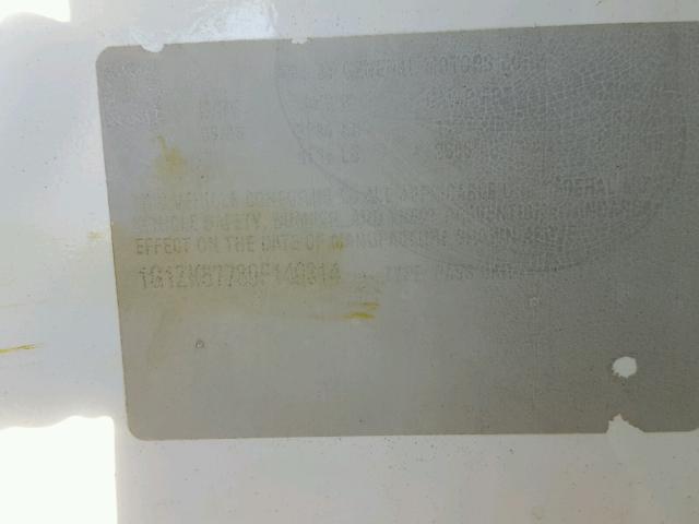 1G1ZK57739F149314 - 2009 CHEVROLET MALIBU LTZ WHITE photo 10