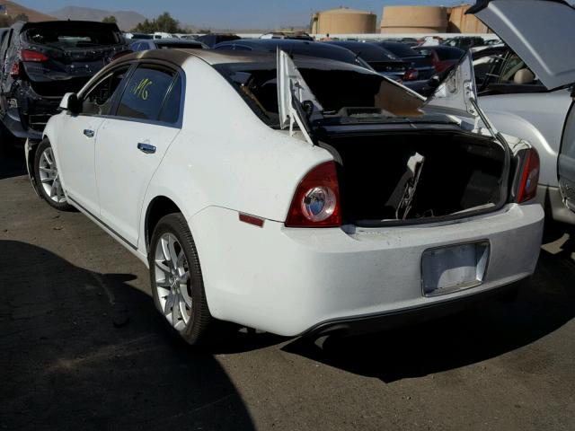 1G1ZK57739F149314 - 2009 CHEVROLET MALIBU LTZ WHITE photo 3