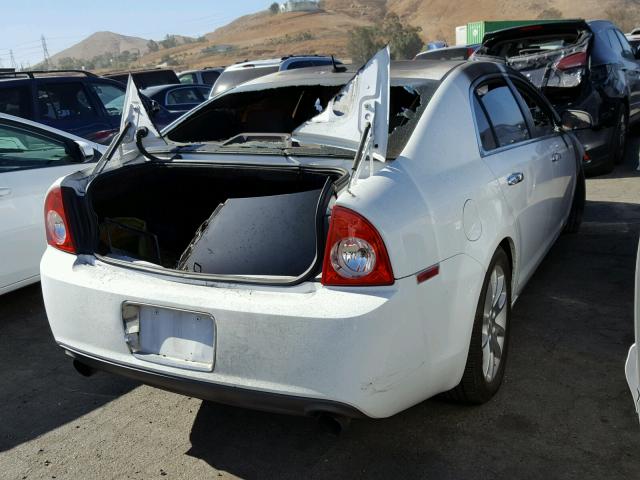 1G1ZK57739F149314 - 2009 CHEVROLET MALIBU LTZ WHITE photo 4